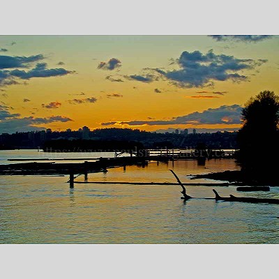 Fraser River Sunset Photography